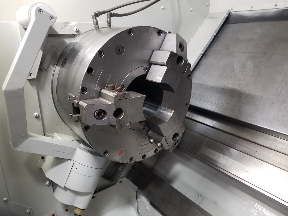 air chuck cnc lathe hollow spindle